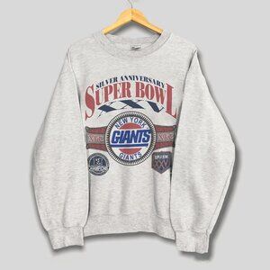 Vintage 90s Distressed New York Giants NFC Sweatshirt, New York Giants Shirt Tee